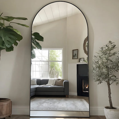 Archway Curved Full-Length Floor Mirror
