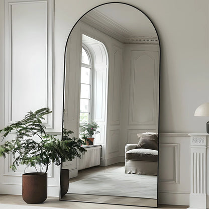 Archway Curved Full-Length Floor Mirror
