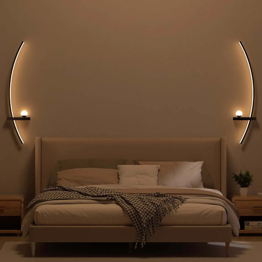 Modern Adjustable Arc Glow Wall Lamp